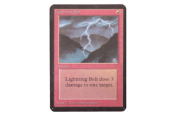 MTG Lightning Bolt Alpha Edition Common MAGIC: THE GATHERING - Image 1