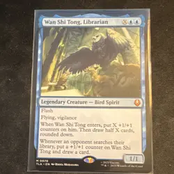 Magic: The Gathering Wan Shi Tong, Librarian TLA 0078 Mythic Blue - Image 1