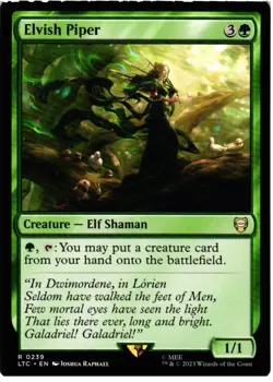 Elvish Piper 239 R Commander: The Lord of the Rings: Tales of Middle-earth NM - Image 1