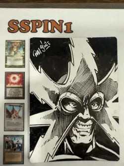 MTG Artist Proof Sketch Zevlor Elturel Exile Baldurs Gate Signed Magneto - Image 1