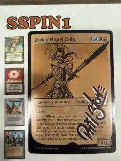 MTG Artist Proof Sketch Zevlor Elturel Exile Baldurs Gate Signed Magneto - Image 2