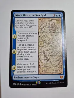 Magic the Gathering MTG - Kiora Bests the Sea God - Theros Beyond Death THB - NM - Image 1
