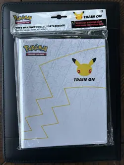 Pokemon First Partner Collector's Binder Jumbo Card Celebrations w/ Pikachu Seal - Image 2