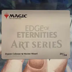 #26 Bygone Colossus ART SERIES Edge of Eternities MTG Card EOE 26/54 - Image 2