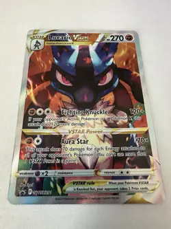 Lucario VSTAR SWSH: Sword & Shield Promo Cards #SWSH291 Near Mint or Better - Image 1