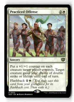 Practiced Offense 25 Rare MTG SOS NM - Image 2