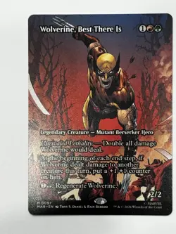 Wolverine, Best There Is Borderless - MAR 0097 - NM - MTG Magic - Image 1