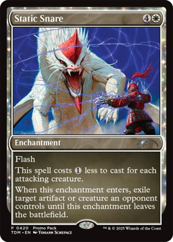 Static Snare (Foil) - Promo Pack: Tarkir: Dragonstorm (PPTDM) - Image 1
