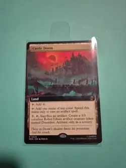Castle Doom Extended Art Marvel Super Heroes NM MTG - Image 1