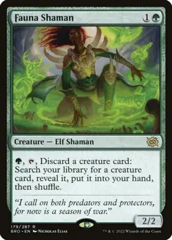 Fauna Shaman (EX/NM) Creature tutor MTG Discount: 5+ Magic Singles - Image 1