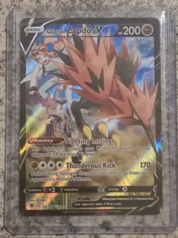 2022 Pokemon SWSH Astral Radiance TG19/TG30 Galarian Zapdos V - Image 2