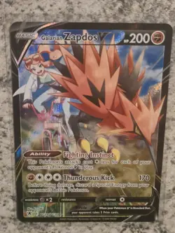 2022 Pokemon SWSH Astral Radiance TG19/TG30 Galarian Zapdos V - Image 4