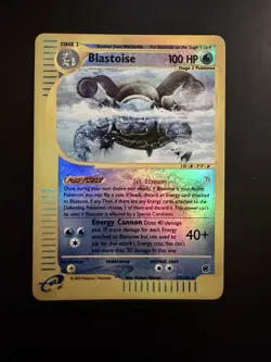 Pokemon Blastoise 37/165 Expedition Reverse Holo Eng Near Mint/Mint World Ship - Image 1