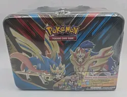 Pokemon TCG 2020 Spring Collector's Chest Lunch Box Tin Sword & Shield SEALED - Image 1