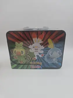 Pokemon TCG 2020 Spring Collector's Chest Lunch Box Tin Sword & Shield SEALED - Image 3