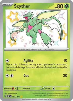 Scyther 095/091 Paldean Fates - POKEMON TCG-NM/M - Image 1