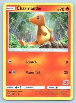 Pokemon Charmander 18/147 (#56 Charizard Stamped) Battle Academy BTA P 18/147 NM - Image 1