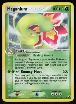 Pokemon Meganium 9/115 Unseen Forces Holo Rare Holo Near Mint - Image 1