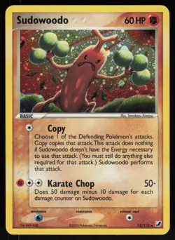 Pokemon Sudowoodo 15/115 Unseen Forces Holo Rare Holo Near Mint - Image 1