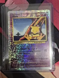 Pokemon TCG Abra 67/110 Legendary Collection Reverse Holo 2002 NM - Image 1