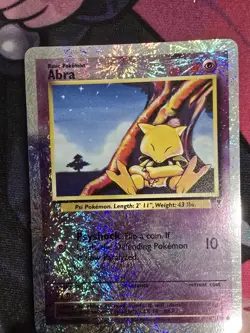 Pokemon TCG Abra 67/110 Legendary Collection Reverse Holo 2002 NM - Image 3