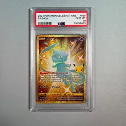 Pokemon PSA 10 Mew Full Art 025/025 Celebrations 2021 Inglese 🇬🇧 - Image 2