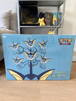 Pokemon Simplified Chinese Vaporeon Advanced Gift Box China Exclusive Brand New - Image 1