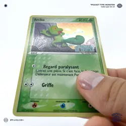 ARCKO 67/100 Gardiens de Cristal HOLO STAMPED Bloc EX VF FR Carte Pokemon - Image 5