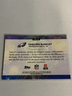 2025 Topps Chrome Cosmic Saquon Barkley Stars In The Night #STN-16 Eagles - Image 2