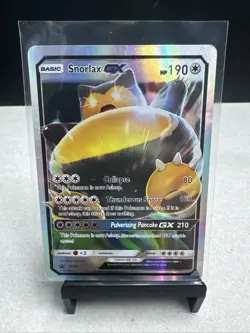 The Pokemon Company Snorlax GX SM05 Promo Holo EN 190HP Pokemon TCG Card - Image 1