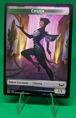 4x Magic Citizen token Streets of New Capenna MTG Card Playset - Image 1