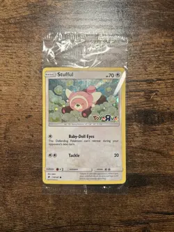 SEALED Stufful - 110/147 - Toys R Us Stamped Holo Promo Pokemon Card - Image 1