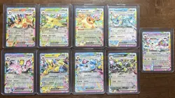 Pokemon Prismatic Evolutions Surprise Box EX Promo Cards 9/9 Complete Set - Image 1