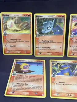 Lot Of 7 Vintage 2005-2006 Pokemon Fire Type Delta Species Cards HP - Image 2