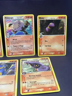 Lot Of 7 Vintage 2005-2006 Pokemon Fire Type Delta Species Cards HP - Image 4