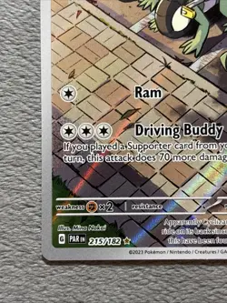 Cyclizar 215/182 Illustration Rare Pokemon Card Paradox Rift NM Full Art Holo - Image 5