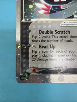 2003 Pokemon Sneasel ex EX Ruby & Sapphire Holo Ultra Rare Card 103/109 NM. - Image 2