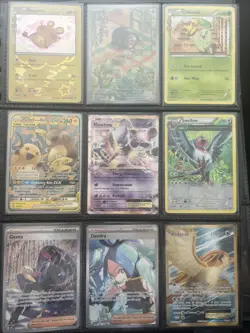Pokemon Card Lot (gyarados and blastoise damaged) Binder Not Included - Image 1