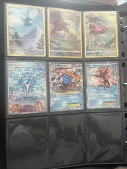 Pokemon Card Lot (gyarados and blastoise damaged) Binder Not Included - Image 3