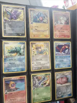 Pokemon Card Lot (gyarados and blastoise damaged) Binder Not Included - Image 5