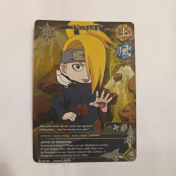Naruto CCG TCG Deidara Card Foil Promo English Near Mint / Mint - Image 1
