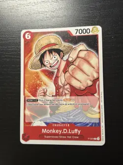 Monkey.D.Luffy (Promotion Pack 2022) P-001 One Piece Promo Cards -Pre Errata- LP - Image 1