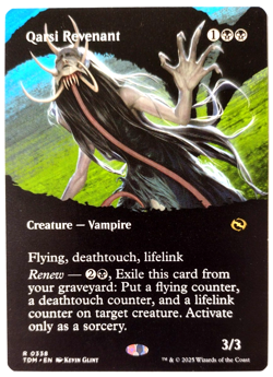 Qarsi Revenant (Borderless) - Tarkir: Dragonstorm (TDM) - EN - R 0338 - Image 1