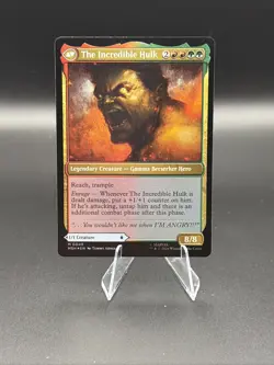 Bruce Banner/The Incredible Hulk MTG Marvel Super Heroes #M0049 FOIL - Image 2