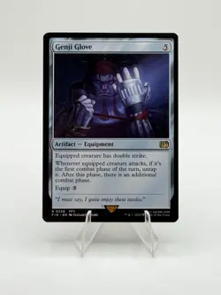 Magic The Gathering Final Fantasy Genji Glove 258 Artifact Equipment NM - Image 1