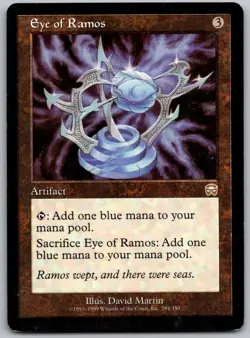 Eye of Ramos 294 Rare Mercadian Masques Magic: The Gathering Lightly Played - Image 1