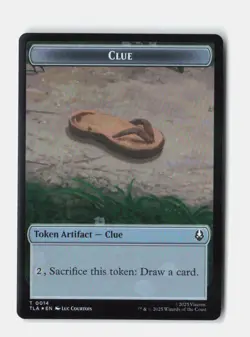 Ally (0004) // Clue (0015) Double-Sided Token 4 // 15 Foil Avatar MTG NM - Image 2