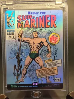 Namor the Sub-Mariner (Borderless) (0391) Marvel Super Heroes MTG Foil Near Mint - Image 3