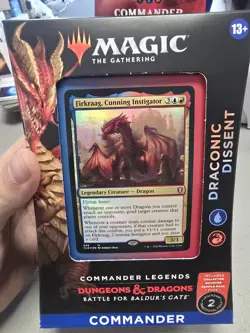 MTG Draconic Dissent commander precon, sealed/new in box - Image 1