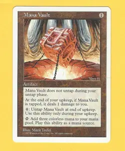 MANA VAULT, 5TH EDITION CORE SET, NM CONDITION, MAGIC: THE GATHERING, MTG - Image 1